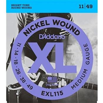 D'Addario D'addario EXL115 Nickel Wound Electric Guitar String...
