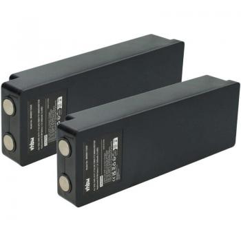 Vhbw Black Dual Battery Compatible with Palfinger Industrial Remotes