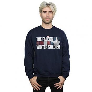 Marvel Mens The Falcon And The Winter Soldier Logo Sweatshirt