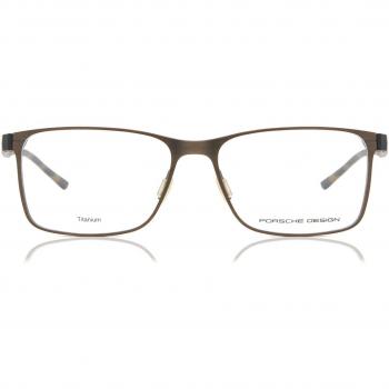 Porsche Design P8346 E Men's Eyeglasses Brown Size 55