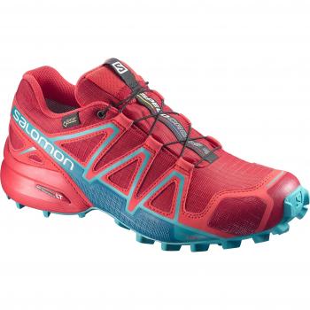 Salomon Speedcross 4 GTX Damen Trailrunning-Schuhe, Poppy Red, 38 EU