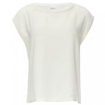 Modisches Fabricmix-Kurzarmshirt