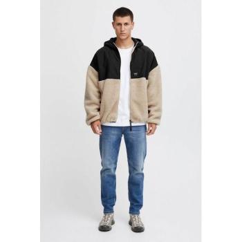 Herrenfellimitat Jacket XXL – Solid Beige (Oatmeal)