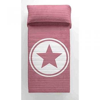 Wendbare Tagesdecke Cool Kids, 200 x 260 cm, in Rosa