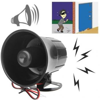 12V Wired Security Horn – Outdoor Alarm Siren for Homes