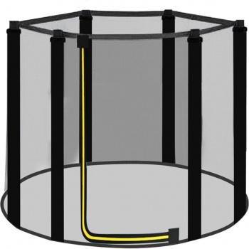 Safety Net for 3.97ft/4.59ft/4.92ft Trampolines with 6 Poles
