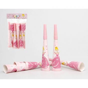 Paquete de 6 Trompetillas de Princesa de 20 cm