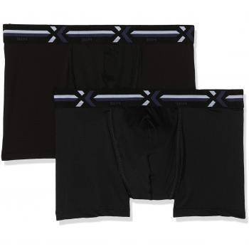 Dim X-Temp Boxer X2, Negro, Pack de 2 para Hombre