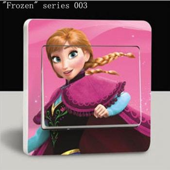 2pcs 9*9cm 3D Butterfly Girl Wall Decals