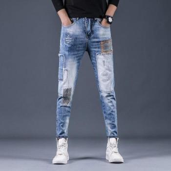 Jeans de estilo callejero para hombre
