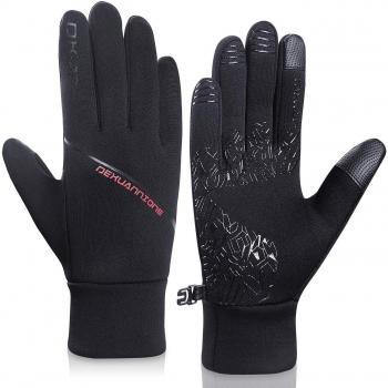 Coskefy Touchscreen Liner Handschuhe für den Winter schwarz