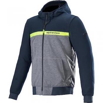 Veste textile de moto Alpinestars Chrome Street Bleu Jaune taille : 2XL