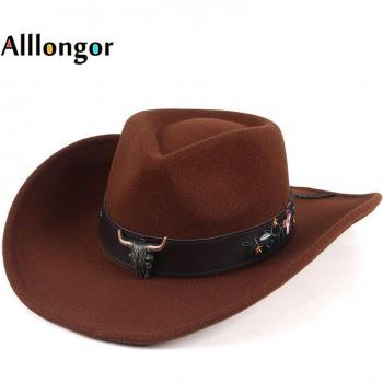 Autumn Winter Cowgirl Hat with Tauren Belt and Embroidery