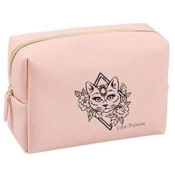 Rose et Pattes – Grand Kit de Toilettes à Thème Chat