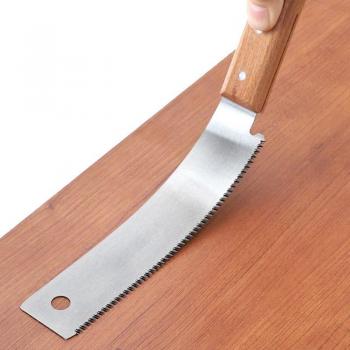 Sierra Mini Carpintería SK5: Acero y Mango de Madera Diente Fino