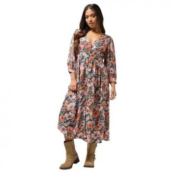 Robe de thé Bleu mi-longue pour petite PixieGirl