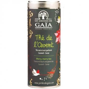 Cacao‑Caramel Noir-Vert – Thés de l'Avent (Jardins de Gaïa)