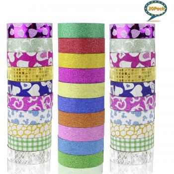 Nastro Adesivo Glitter per Fai da te Buluri 30