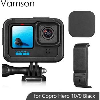 Vamson Shield Black Double‑Boot Case for GoPro Hero 10/9