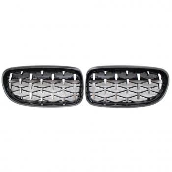 Grillas de Riñón Cromadas para BMW 3 Series E90 E91 2009-201