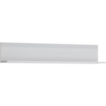 Lomadox NAVA-129 Wandboard – 130 cm weißes Bücherregal mit schlankem Design