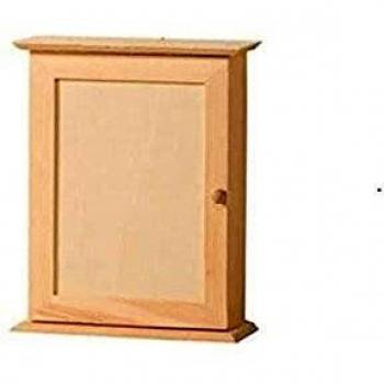 Artemio Armoire à Clés, Bois, Beige, 20 x 7 x 26 cm