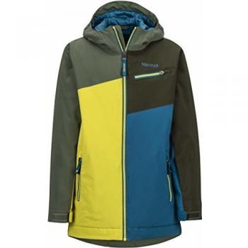 Marmot Jungen-Outdoor-Jacke Thunder Citronelle/Crocodile S