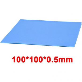 100 Pcs Blue 10mm x 10mm Heatsink Thermal Pads for GPU and CPU Cooling