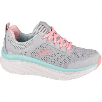 Skechers D'Lux Walker, scarpe da ginnastica grigie per donne