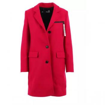 Classic Red Wool Coat – Ladies’ Style