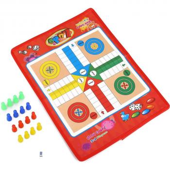 Travel-Friendly Snake Chess & Ludo Set