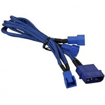 BitFenix 20cm Sleeved Molex to 3x 3-Pin Fan Splitter