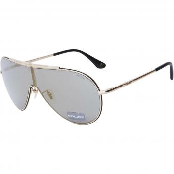 Accessorio occhi stile polizia da uomo trasparente