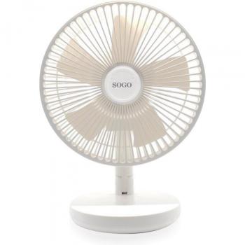 SOGO Ventilador de Sobremesa 8” – Portátil y Eficiente