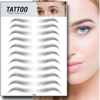 3D Eyebrow Design Stickers