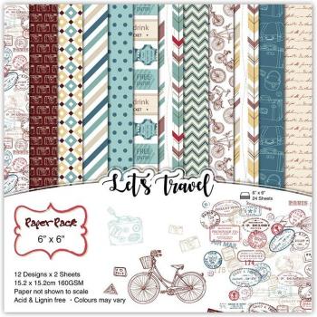 24 Handmade Travel Scrapbooking Sheets