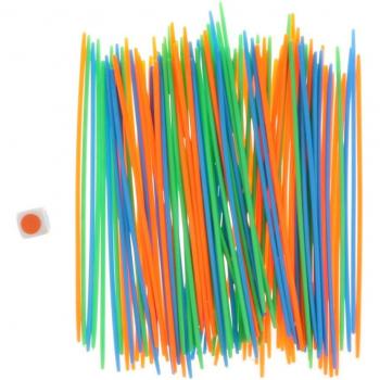 Colorful Plastic Pickup Sticks Educational Game
