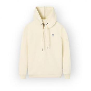 Sudadera con capucha para niños Believe de Silbon color crema