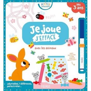 Je joue, j'efface   avec les animaux