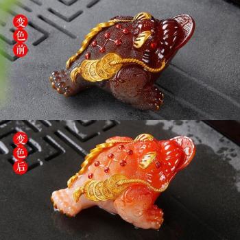 Gold Toad Tea Pet for Ceremonies