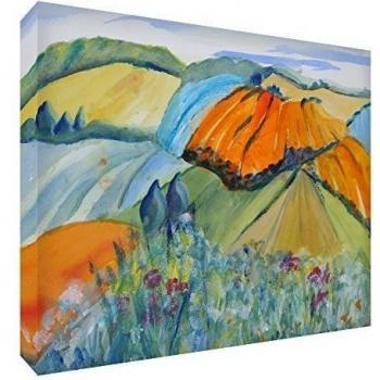 Cuadro Original Feel Good Galería con diseño paisajístico de Valerie Johnson (60 x 40 x 4 cm)