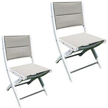 Sedia da esterno IMPORT con schienale in textilene