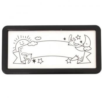 Weather‑Resistant Midori Paintable Stamp, Pre‑Inked (½ Size)