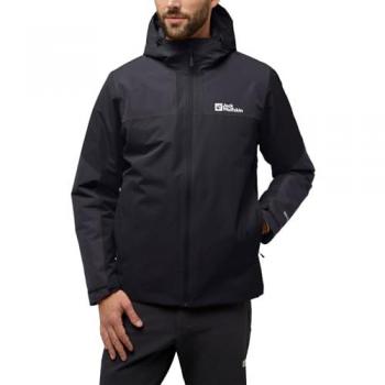 Jack Wolfskin Mens Jasper Waterproof Insulated Jacket 3XL Black