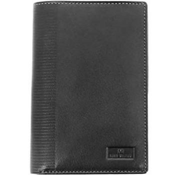 Serrure biométrique et cuir premium : Portefeuille Coulter D5342 Noir