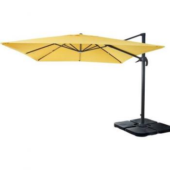 MCW Ampelschirm A96‑16 – 300 × 300 cm, 23 kg, drehbar, Polyester/Aluminium/Stahl
