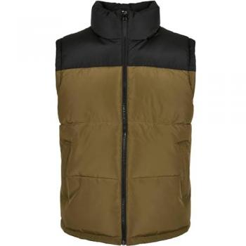 Chaqueta Clásica de Bloques Acolchada
