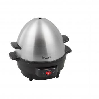 Swan SF21020N Electric Egg Poacher and Boiler, Silver