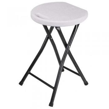 Tabouret pliable avec poignée de transport