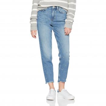 Tommy Hilfiger Gramercy HW Ankle F Keena, Vaqueros Straight para Mujer, Azul